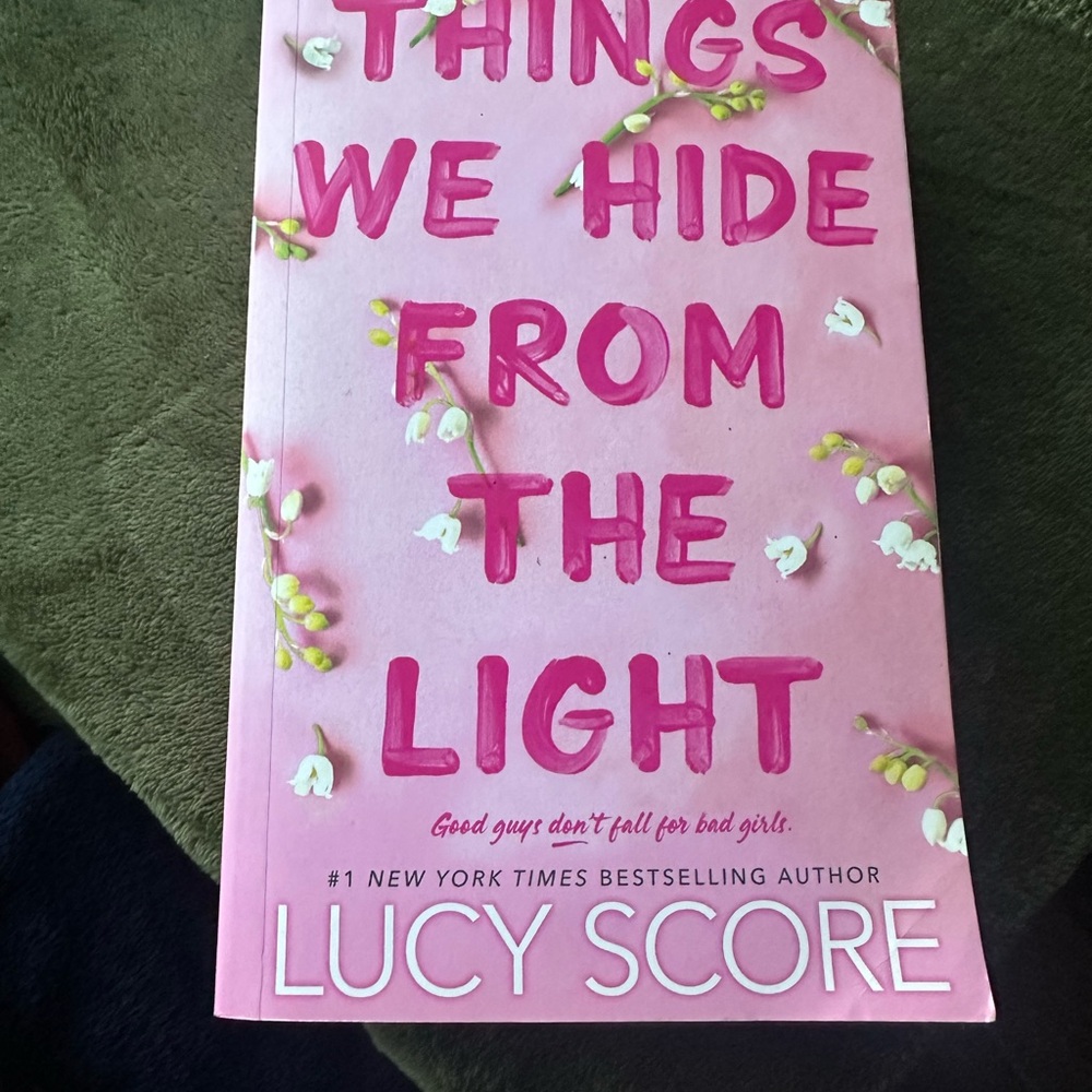Pink 'Things We Hide From The Light' Book